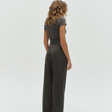 One Of Others Margot Pant- Grey Pinstripe