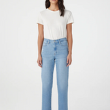 Outland Denim Zoe High Straight Jean - Kingfisher