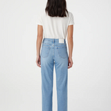 Outland Denim Zoe High Straight Jean - Kingfisher