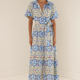 Palm Noosa Carla Dress - Lagoona Tile