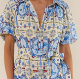 Palm Noosa Carla Dress - Lagoona Tile