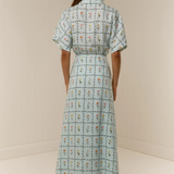 Palm Noosa Jasmine Dress - Calypso Tile