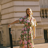 Palm Noosa Sylvie Dress - Pink Jardin