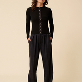 Penny Sage Celia Cardigan - Black