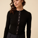Penny Sage Celia Cardigan - Black