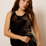 Penny Sage Min Top - Tartan