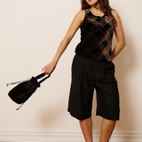Penny Sage Min Top - Tartan