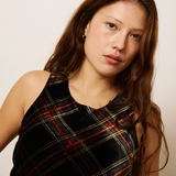 Penny Sage Min Top - Tartan