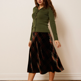 Penny Sage Rita Skirt - Tartan
