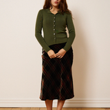 Penny Sage Rita Skirt - Tartan