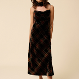 Penny Sage Valentine Dress - Tartan