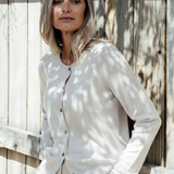 Perriam Classic Cardigan - Milk