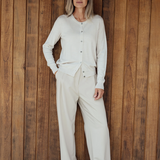 Perriam Classic Cardigan - Milk