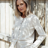 Perriam Classic Cardigan - Milk