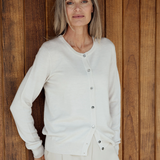 Perriam Classic Cardigan - Milk