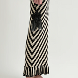 Posse Miles Strapless Dress - Cream/Black