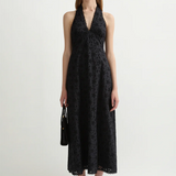 Posse Salma Halter Dress - Black