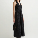 Posse Salma Halter Dress - Black