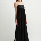 Posse Solene Strapless Dress - Black