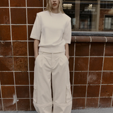 Rebe Convertible Cargo Trouser - Ecru
