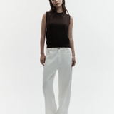 Rebe Crewneck Vest - Ganache