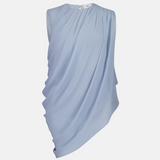 Rebe Draped Top - Powder Blue