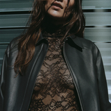 Rebe Lace Long Sleeve - Black