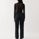 Rebe Lace Long Sleeve - Black