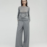 Rebe Pull-On Trouser - Grey