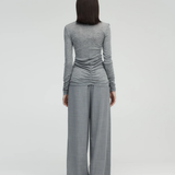 Rebe Pull-On Trouser - Grey