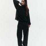 Rebe Verse Blouse - Black