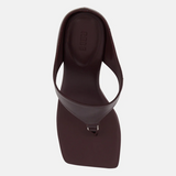 Rebe Yvie Wedge Heel - Plum Brown