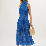 Rixo Abi Dress - Layla Dot Blue