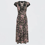 Rixo Amari Dress - Kyoto Floral Black