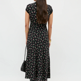 Rixo Amari Dress - Sienna Bud Black