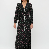 Rixo Avalyn Dress - Sienna Bud Black