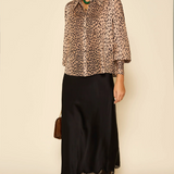 Rixo Blake Shirt - Antelope Spot Black