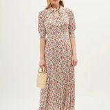 Rixo Bloom Dress  - Jeannie Bloom Ivory