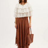 Rixo Caserta Top - Ivory