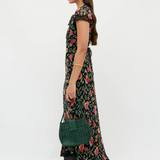 Rixo Clarice Dress - Butterfly Floral Black