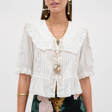 Rixo Ellery Blouse - White