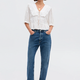 Rixo Ellery Blouse - White