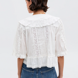 Rixo Ellery Blouse - White