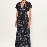 Rixo Evie Dress - Bohemia Spot Deep Navy