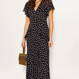 Rixo Evie Dress - Bohemia Spot Deep Navy