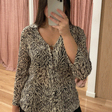 Rixo Henny Blouse - Sun Leo Tan