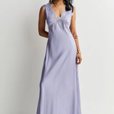 Rixo Lysandra Dress - Dusty Blue