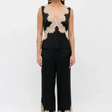 Rixo Marcela Trouser - Black