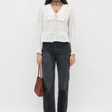 Rixo Maribelle Top - Ivory