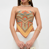 Rixo Menno Scarf - Paisley Golden
